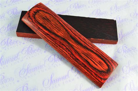 Pair Of Wildfire Colour Laminated Wood Knife Scales Knife Making Parts