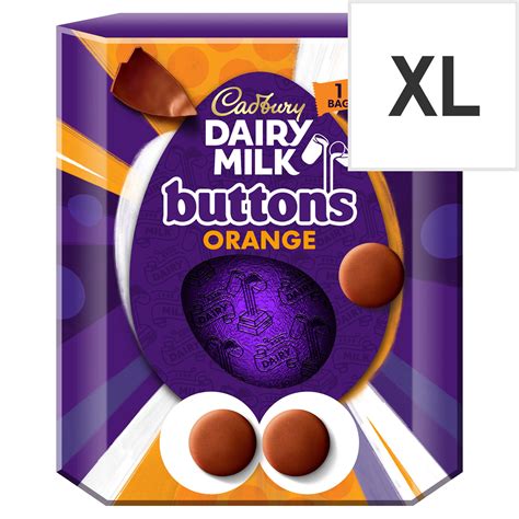 Cadbury Dairy Milk Orange Giant Buttons Easter Egg G British