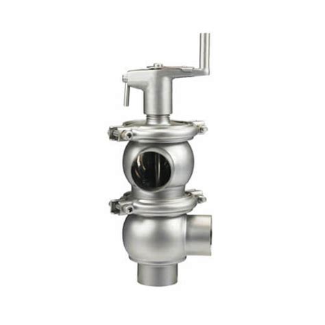 Sanitary Manual Stainless Steel Regulating Valve And Weld Divert Seat