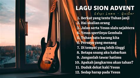 Lagu Sion Advent Edisi Lama Text Lirik By Sabar Mt