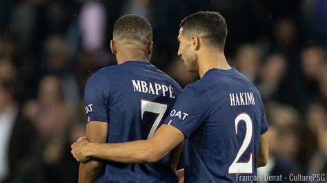 Club Mbapp Et Hakimi De Retour Lentra Nement Avec Le Psg Culturepsg