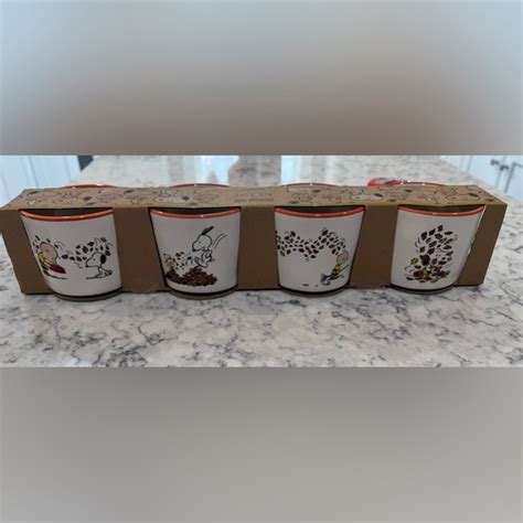 Rae Dunn Holiday Rae Dunn Peanuts Snoopy Ramekin Set Fall