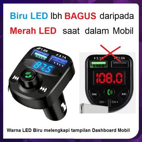 Jual CODFM Transmitter Bluetooth Modulator Mobil Car Charger Dual