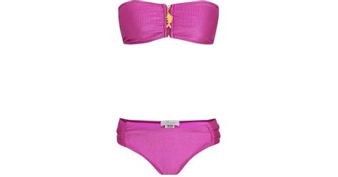 Brigitte Bardot Mia Bikini In Purple Lyst