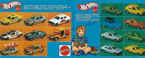 1 24 Diecast miniaturas Vintage Catálogo de Hot Wheels de 1981 1 25