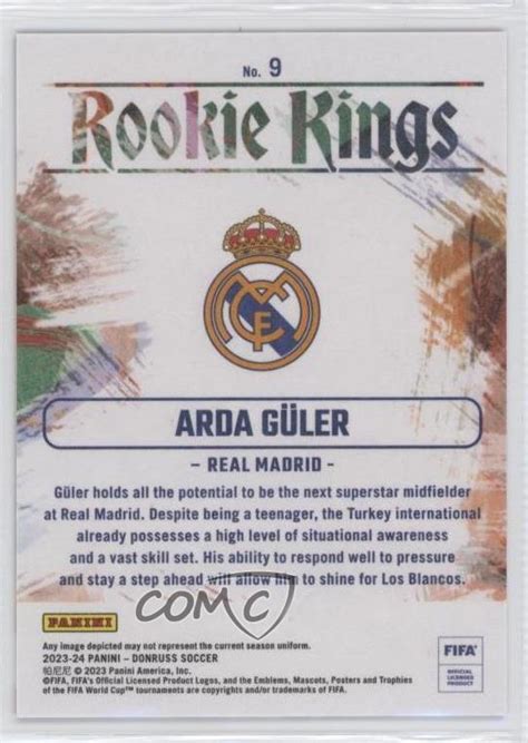 2023 24 Panini Donruss FIFA Rookie Kings Red Arda Guler 9 EBay