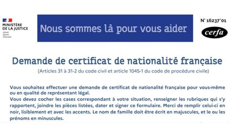 Cerfa Visa Pour Un Long S Jour En France