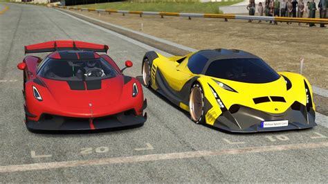 Koenigsegg Jesko 2023 Vs Devel Sixteen 2019 At Old SPA YouTube