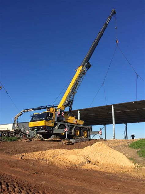 Multi Crane Construction Project Colac Colac Mobile Crane Hire