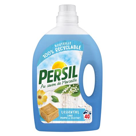 Persil Lessive Liquide Au Savon De Marseille Lavages L Pas Cher