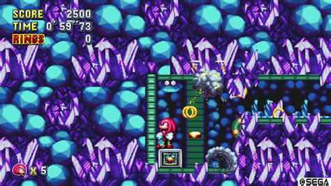 Sonic Mania Lava Reef Zone Act Knuckles Youtube