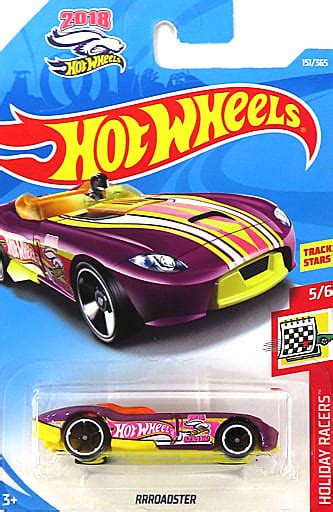 1 64 RRROADSTER Purple X Yellow X White Hot Wheels Holiday Racers FJW22 Toy Hobby