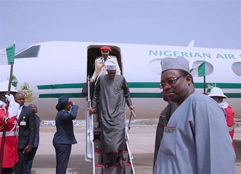 Photos Buhari Returns To Abuja Punch Newspapers