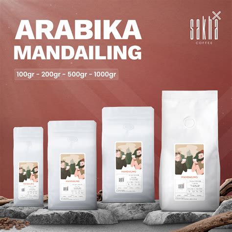 Jual Kopi Arabika Mandailing Mandheling Arabica Coffee Beans Roast Bean