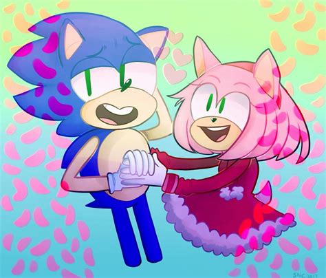 Pin By Ksenia Wag On Sonamy Hedgehog Sonic And Amy Sonic