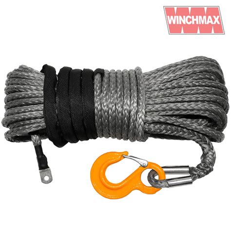 Premium Quality Synthetic Winch Rope 30m X 12mm Screw Fix Competition