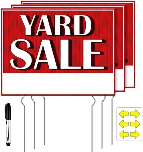 Mtcode 3pcs Garage Sale Sign 1713 Garage Sale Signs