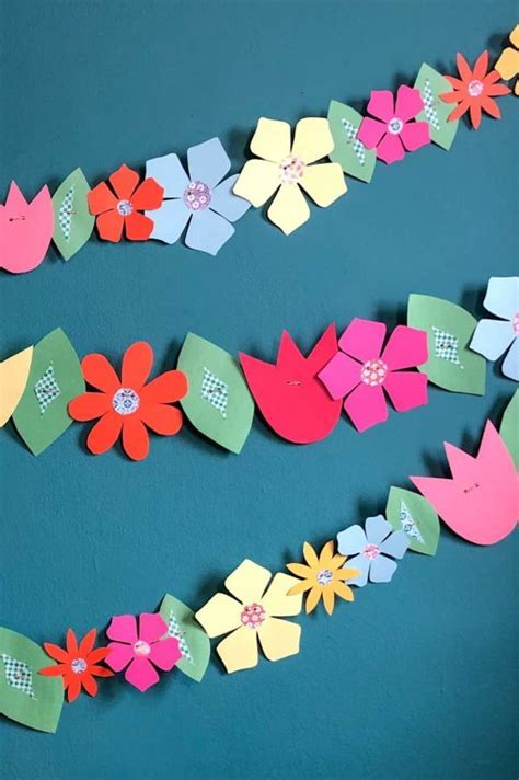 Easy Diy Flower Paper Garland