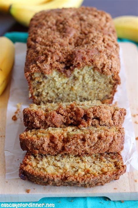 Easy Homemade Banana Bread Recipe With Streusel Topping