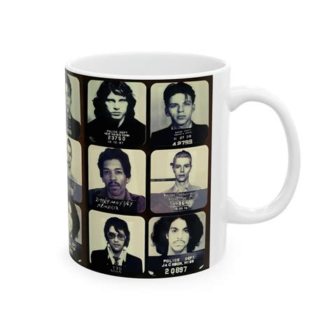 The Best Mugshots In Music Coffee Mug 11oz Magnificent Mug Shot