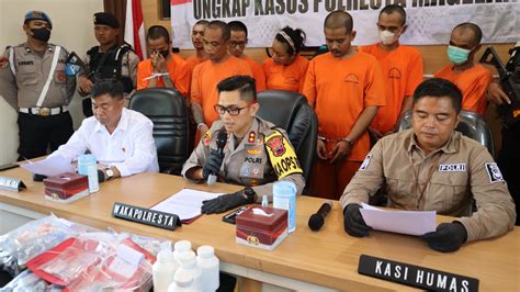 Polresta Magelang Ungkap Kasus Penyalahgunaan Narkoba Tangkap