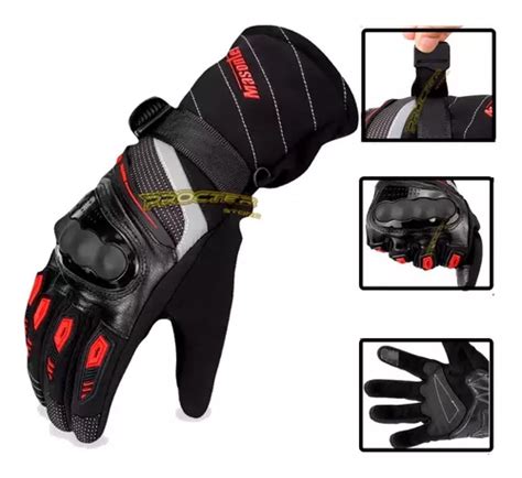 Guantes Masontex Impermeables Y Térmicos Moto Caña Larga Envío gratis