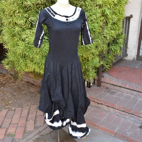 Luna Luz Dresses Womens Dress Luna Luz Usa Small Black White Poshmark