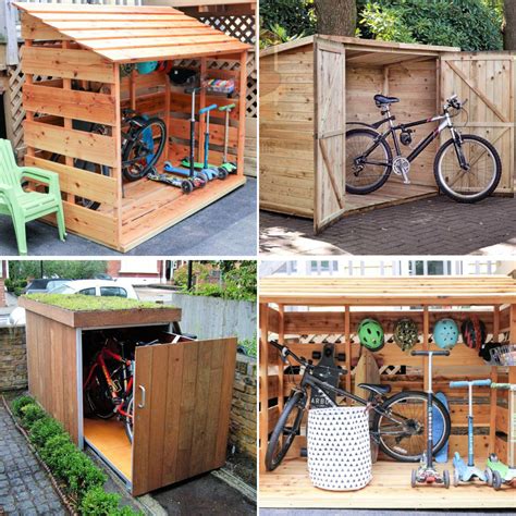 20 Free Diy Bike Shed Plans Outdoor Bike Storage