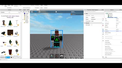 Como Hacer Un Modelo De Tu Personaje En Roblox Studio Youtube