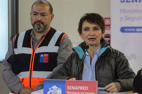 Ministra Tohá Realiza El Primer Reporte Tras Sistema Frontal