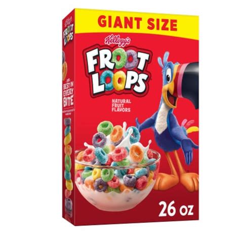 Kellogg S Froot Loops Breakfast Cereal Original Oz Smiths Food