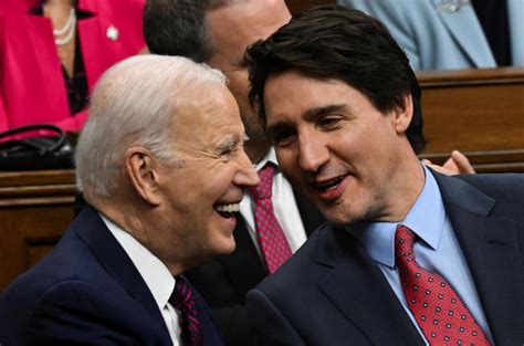 Key Moments From Bidens Speech In Canada A Crack At The Maple Leafs