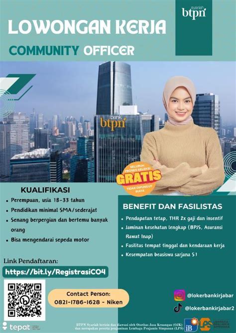 Lowongan Kerja Community Officer Di BTPN Syariah LokerBandung Id