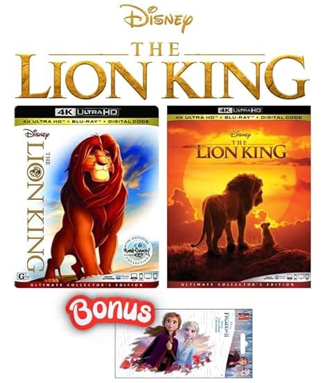 Amazon Disneys The Lion King Movie K Ultra Hd Blu Ray