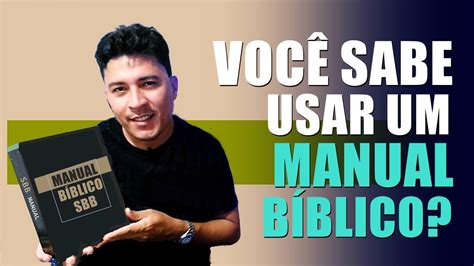 Manual Bíblico SBB ANÁLISE E DICAS YouTube