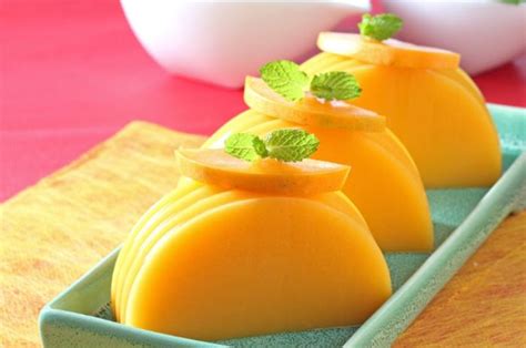 Resep Puding Mangga Saus Vanilla Rekomendasi Dessert Enak Dan Lezat