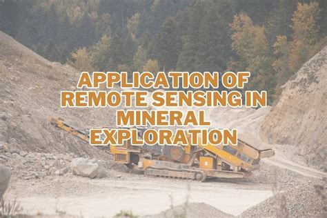 Application Of Remote Sensing In Mineral Exploration Spatial Post