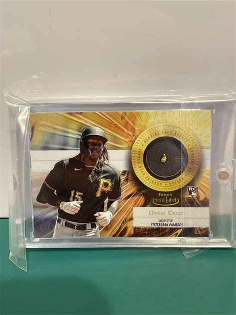 2022 Topps Gold Label Gold Prospect Relics Gpr Oc Oneil Cruz 25