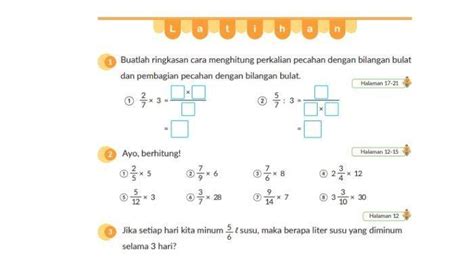 Kunci Jawaban Soal Matematika Kelas Sd Vol Halaman Perkalian