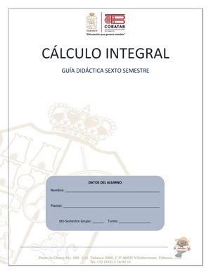 Sexto Semestre Gu A Did Ctica Del Estudiante Matem Ticas