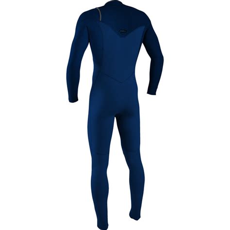 2024 O Neill Mens Hyperfreak 4 3mm Chest Zip Wetsuit 5344 Navy