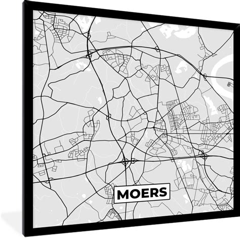 Fotolijst Incl Poster Kaart Duitsland Stadskaart Plattegrond