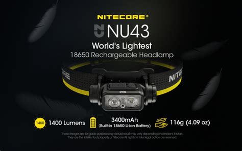 Nitecore Nu Lumens Lightweight Usb C Rechargeable Headlamp