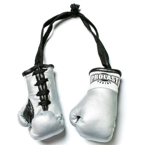 Prolast Luxury Leather Titanium Mini Boxing Gloves Prolast