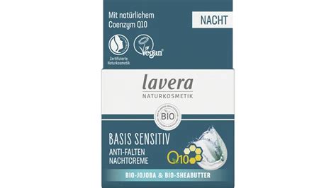 lavera BASIS SENSITIV Anti Falten Nachtcreme Q10 online bestellen MÜLLER