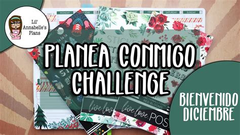 Bienvenido Diciembre Planea Conmigo Challenge Passion Planner