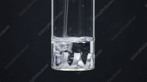 Zinc Reacts With Hydrochloric Acid Stock Video Clip K010 9389 Science Photo Library