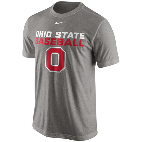 Nike Mens Ohio State Buckeyes Team Issue Legend Tshirt In Gray For Men