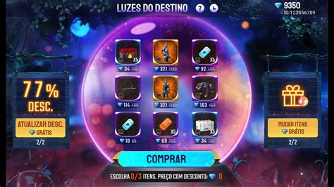 Porcentagem Slots Pg Free Fire Retorna Evento Luzes Do Destino