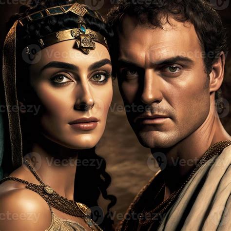 Julius Caesar And Cleopatra History Of Ancient Egypt 22966123 Stock